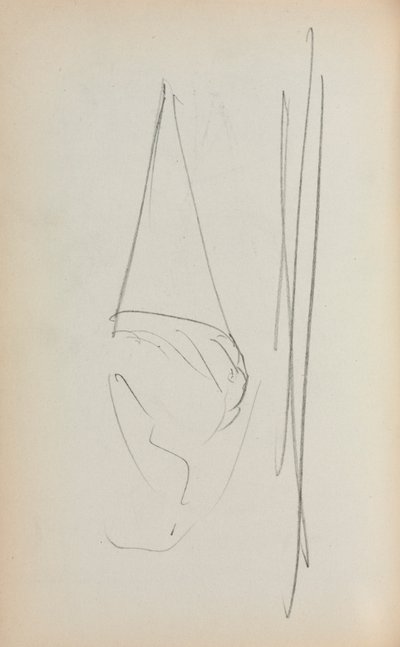 Italiensk skitsebog: Sejl side 69, 1898-1899. af Maurice Brazil Prendergast