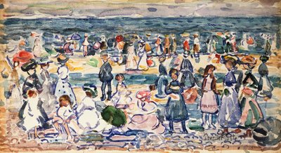 Lavvande, Revere Beach, ca. 1910-11 af Maurice Brazil Prendergast