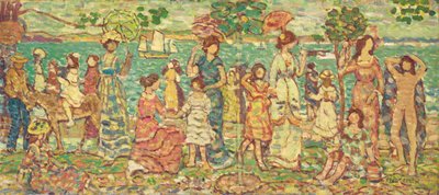 Promenade, ca. 1914-15 af Maurice Brazil Prendergast