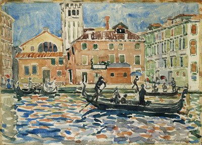Venedig, ca. 1909 af Maurice Brazil Prendergast