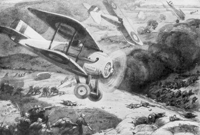 Luftkavaleri, angreb infanteriet, 1918, 1926 af Maurice Busset