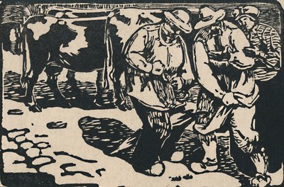 Marked i Auvergne - Fra Au Pied Des Puys, 1919 af Maurice Busset
