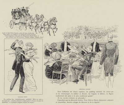 Illustration til La Vie De Londres af Mars af Maurice Charles Mathieu Bonvoisin