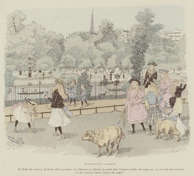 Illustration til La Vie De Londres af Mars af Maurice Charles Mathieu Bonvoisin