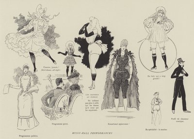 Illustration til La Vie De Londres af Mars af Maurice Charles Mathieu Bonvoisin