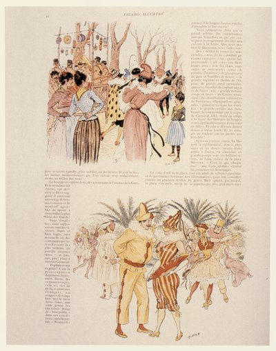 Nice Carnival, 1894 af Maurice Charles Mathieu Bonvoisin