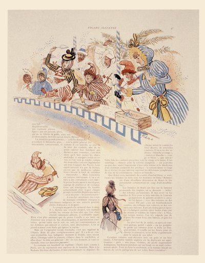 Nice Carnival, 1894 af Maurice Charles Mathieu Bonvoisin