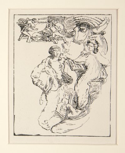 Gadesælgerne i La Pensee; Camelot og papir, s. 29 af Maurice Delcourt