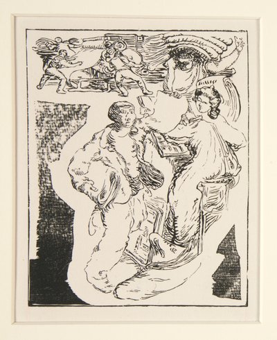 Gadesælgerne i La Pensee; Camelot og papir, s. 29 af Maurice Delcourt
