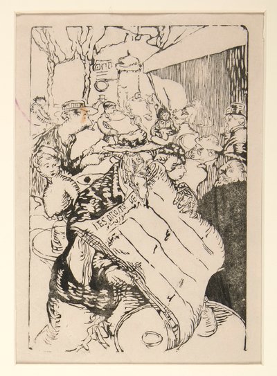 Gadesælgerne i La Pensee, Les Boulevards, s. 45 af Maurice Delcourt