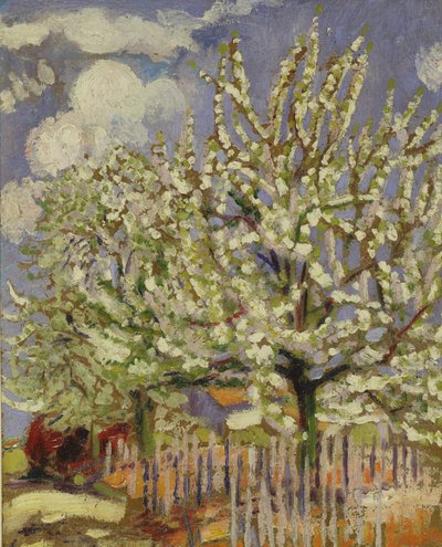Blossoming Trees, 1908 (panel) af Maurice Denis