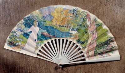 Engagement fan, dekoreret af Maurice Denis (1870-1943) 1891 af Maurice Denis