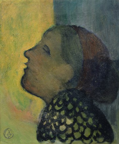 Hoved hævet i profil, c.1890 af Maurice Denis