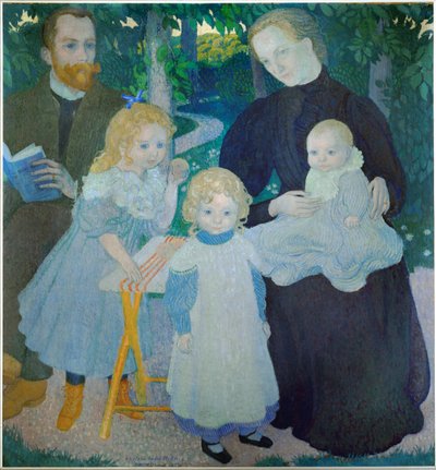 Familien Mellerio (olie på lærred) af Maurice Denis