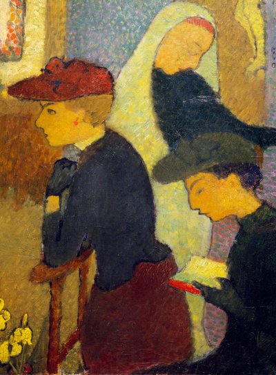 De tre kvinder. Maleri af Maurice Denis (1870-1943). Privat samling. af Maurice Denis