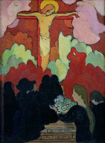 Offer på Golgata, ca. 1890 (olie på lærred) af Maurice Denis