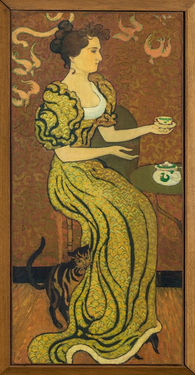 Portræt af Madame Ranson ved Katten omkring 1892 (olie på lærred) af Maurice Denis