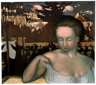 Portræt af kunstnerens hustru, 1893. af Maurice Denis
