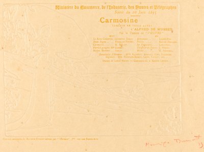 Carmoisine af Maurice Dumont