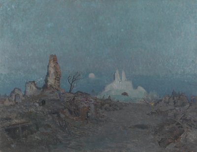 The Sunken Road, Hangard, 1918 af Maurice Galbraith Cullen