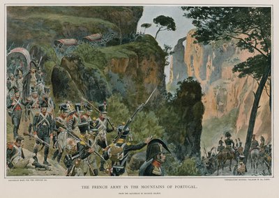 Den franske hær i bjergene i Portugal af Maurice Henri Orange