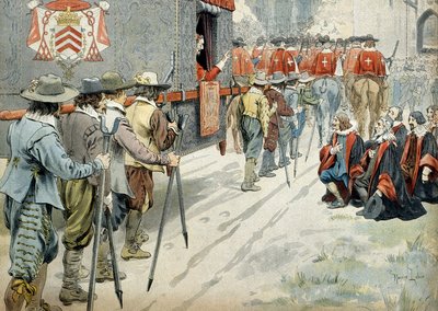 Frankrigs historie: I 1642, kardinal Richelieu af Maurice Leloir
