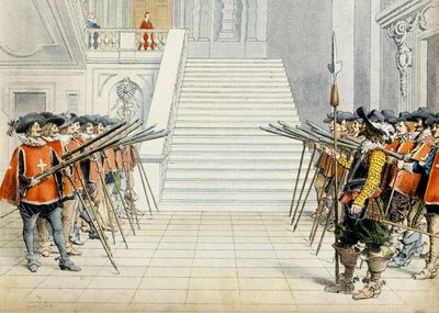 Frankrigs historie: Kardinal Richelieus vagt (Armand Jean du Plessis af Maurice Leloir