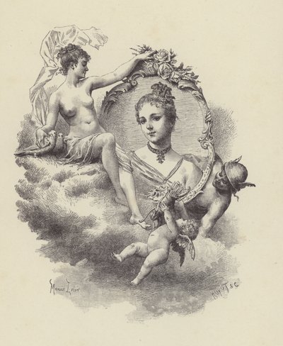 Illustration til Manon Lescaut (gravering) af Maurice Leloir