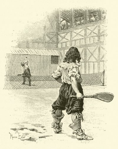 Illustration til De tre musketerer (gravering) af Maurice Leloir