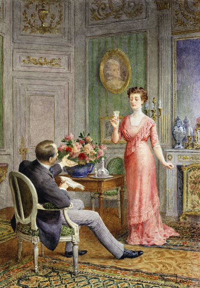 Scener fra La Rampe af Maurice Leloir