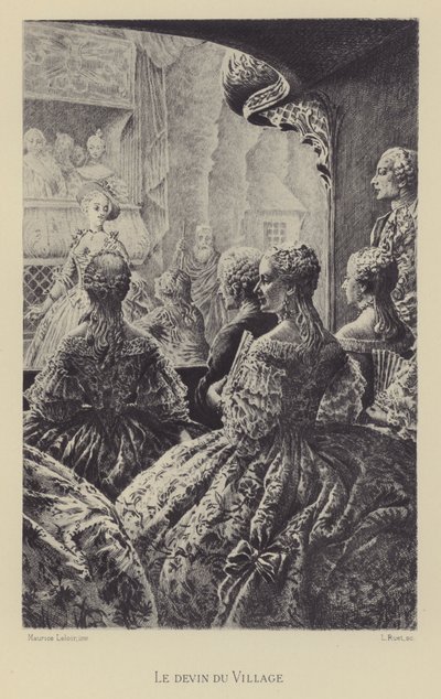 The Village Soothsayer (dybtryk) af Maurice Leloir
