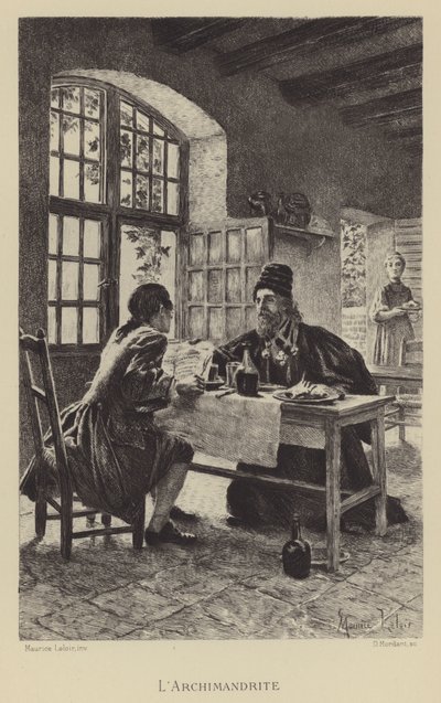 Arkimandriten (gravering) af Maurice Leloir
