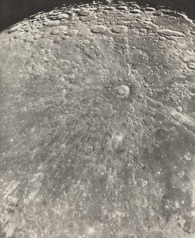Fotografi Lunar Radiation from Tycho - Ascending Phase, 1899 af Maurice Loewy