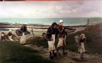 Bretonsk scene af Maurice Poirson