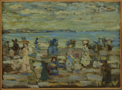 Strandscene af Maurice Brazil Prendergast