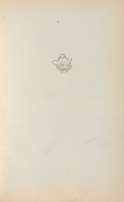 Italiensk skitsebog: Hovedet af en mand (side 223) af Maurice Prendergast