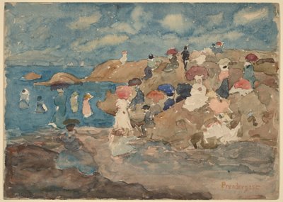 Revere Beach af Maurice Prendergast