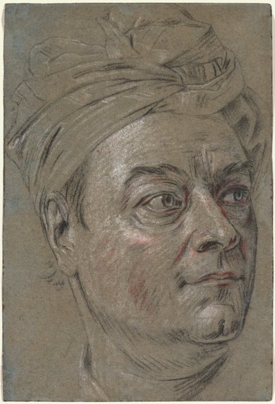 Jacques Dumont, kaldet Le Romain, ca. 1742. af Maurice Quentin de La Tour