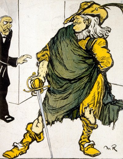 Karikatur i Smørpladen af Maurice Radiguet