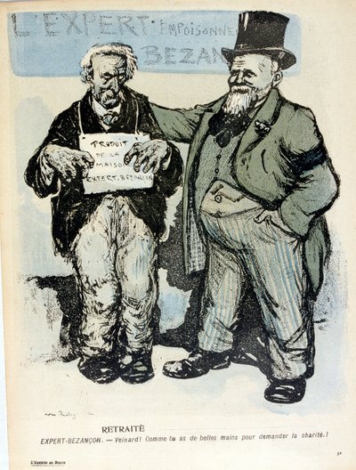 Karikatur i Smørpladen af Maurice Radiguet