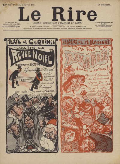 Illustration til Le Rire af Maurice Radiguet