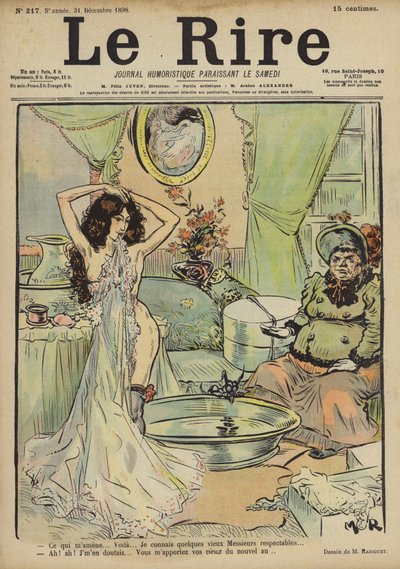 Illustration til Le Rire af Maurice Radiguet