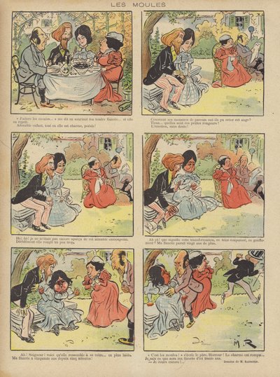Illustration til Le Rire af Maurice Radiguet