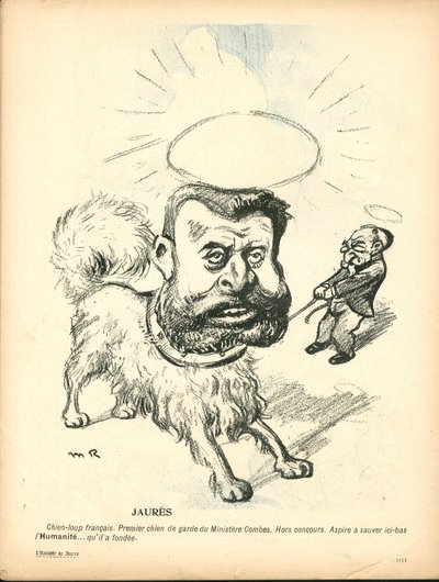 Smørtallerkenen, nummer 191, satirisk i farve af Maurice Radiguet
