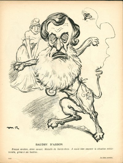 Smørtallerkenen, nummer 191, satirisk i farve af Maurice Radiguet