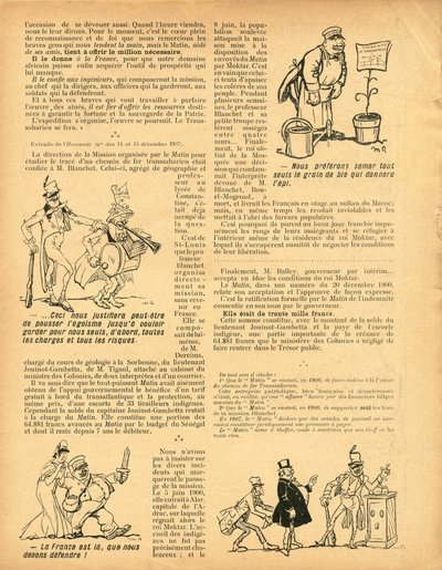 Smørtallerkenen, nummer 353, Satirisk i farver af Maurice Radiguet