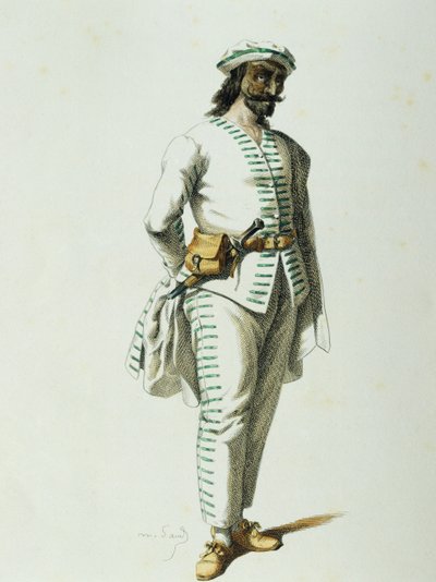 Brighella i 1570 af Maurice Sand (1823-1889) af Maurice Sand