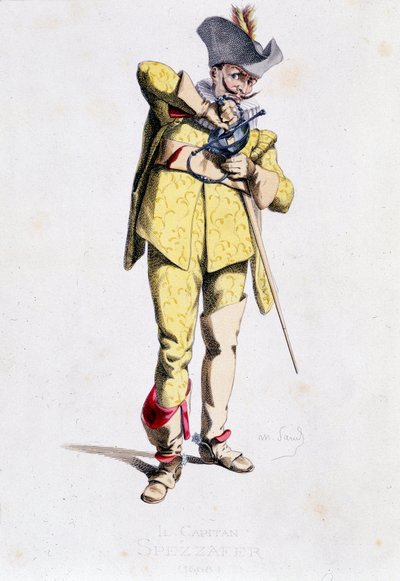 He Capitan Spezzafer (kaptajn Fracasse) af Maurice Sand