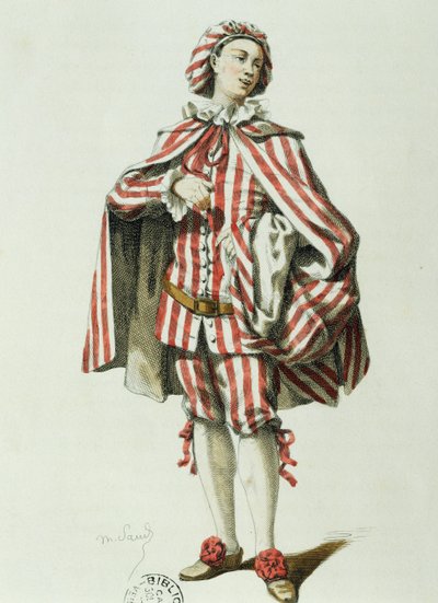 Mezzetino, af Maurice Sand (1823-1889) af Maurice Sand