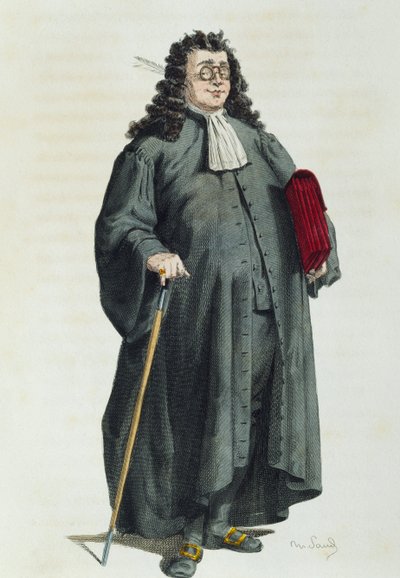 Notar eller advokat i 1725 af Maurice Sand (1823-1889) af Maurice Sand